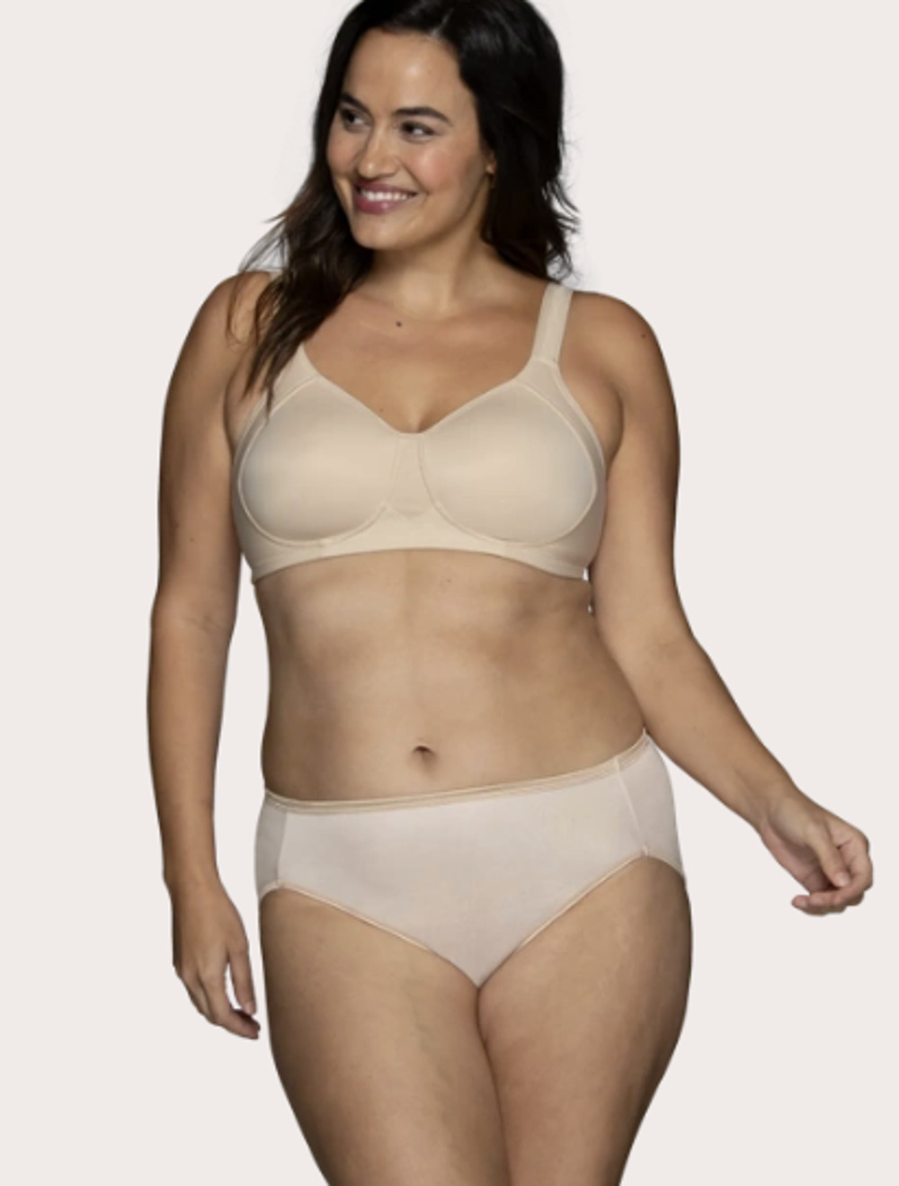 Vanity Fair Women's 38D Medium Impact Wireless Damask Neutral Sports Bra A2-3